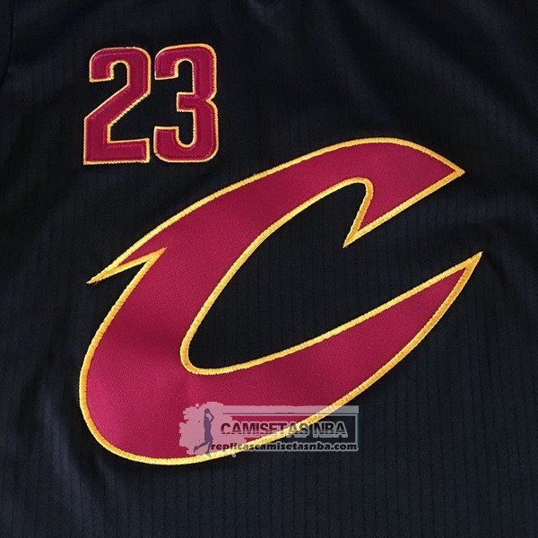 Camiseta Autentico Manga Corta Cavaliers James Negro